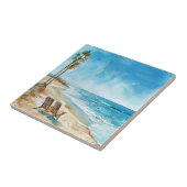 Carreau Scène de plage (Côté)