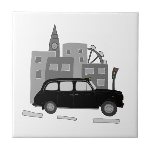 Carreau Scène de taxi (Devant)