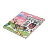 Carreau Scène du Japon (Côté)