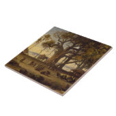 Carreau Scène éclairée par la lune d'amon indien de (Côté)