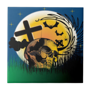 Carreau Scène Halloween