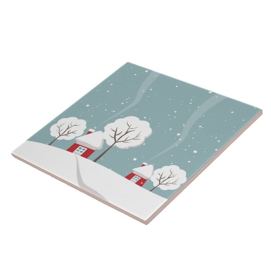 Carreau Scène hivernale (Côté)