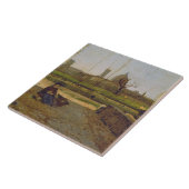 Carreau Scène quotidienne, près de Florence, c.1865 (Côté)