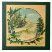 Carreau Scène rustique de montagne (Devant)