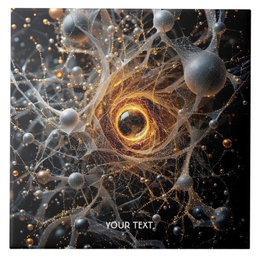 Carreau Scène spatiale Abstraite Imaginaire (Devant)