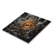 Carreau Scène spatiale Abstraite Imaginaire (Côté)