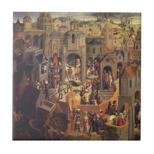 Carreau Scènes de la Crucifixion du Christ (Devant)