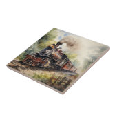 Carreau Scenic Landscape a Victorian Train (Côté)