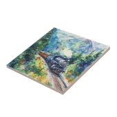 Carreau Scenic Landscape with Train (Côté)