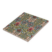 Carreau Schéma floral William Morris Snakeshead (Côté)