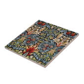 Carreau Schéma floral William Morris Snakeshead (Côté)