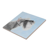 Carreau Schnauzer (géant, standard) Peinture - Dog Art (Côté)
