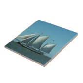 Carreau Schooner en mer (Côté)