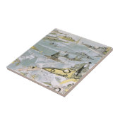 Carreau Science-Fiction vintage Voitures futuristes, Taxi  (Côté)