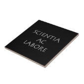 Carreau Scientia ac labore (Côté)