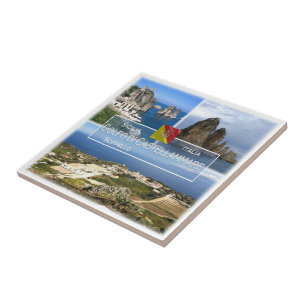 Carreau SCL005 GOLFE DE CASTELLAMMARE Mosaic, Italie,