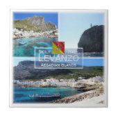 Carreau SCL020 LEVANZO ISLAND, Mosaic, Sicile, (Devant)