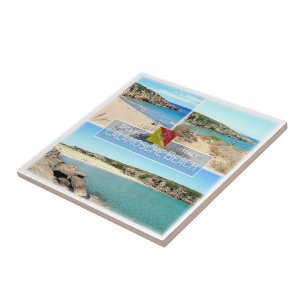 Carreau SCL021 CALAMOSCHE BEACH, Mosaïque, Sicile,