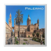 Carreau SCL030 PALERMO, Panorama, Sicile, Italie (Devant)