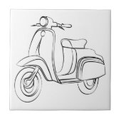 Carreau Scooter vintage (Devant)