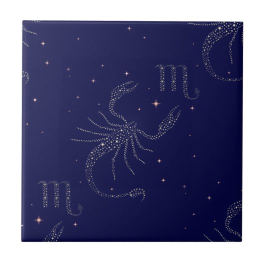 Carreau scorpio étoiles (Devant)