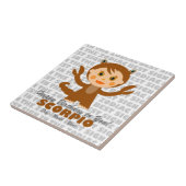 Carreau Scorpio Joyeux anniversaire (Côté)