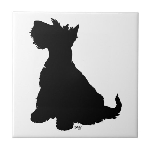 Carreau Scottie Chien Assis (Devant)