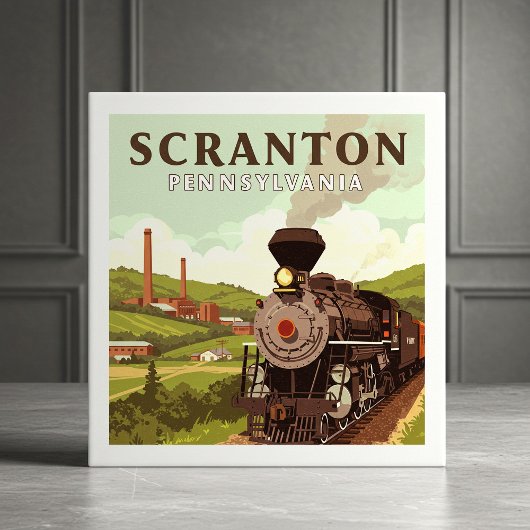 Carreau Scranton Pennsylvanie vintage
