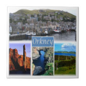 Carreau SCT013 ORKNEYS Les îles Orkney Ecosse, (Devant)