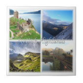 Carreau SCT015 HIGHLANDS ÉCOSSAIS BEN NEVIS LOCH, Écosse (Devant)