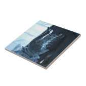 Carreau Sculpture de glace de cygne, Québec, Canada (Côté)