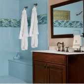 Carreau Sea of Waves Teal Mosaic Fine Art