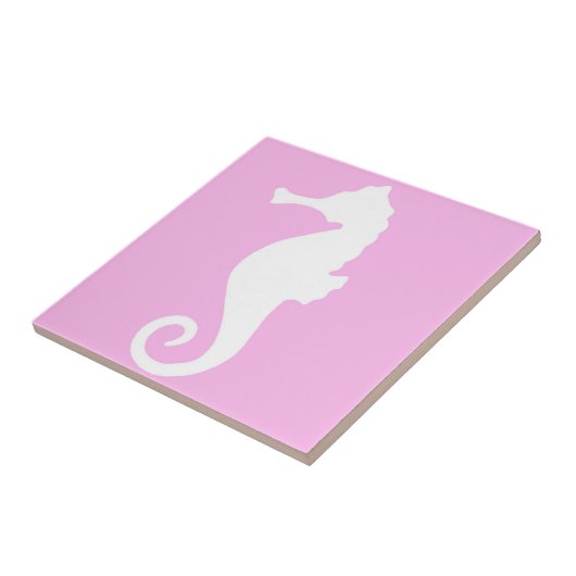 Carreau Seahorse rose (Côté)