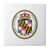 Carreau Seal of Anne Arundel County, MD (Devant)