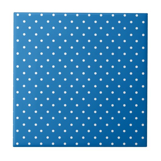 Carreau Seamless blue background polka dot pattern  (Devant)