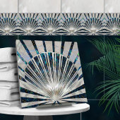 Carreau Seashell Art Deco - Abalone Shell et Pearl