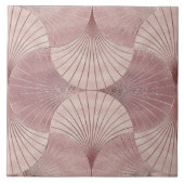 Carreau Seashell Art Deco - Misty Rose et Rose Gold (Devant)