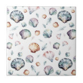 Carreau Seashell Ocean Beach Sea Shell Design 358 (Devant)