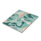 Carreau Seashells and Ocean Waves Pattern (6) (Côté)