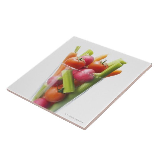 Carreau Secousse de légume cru (Côté)