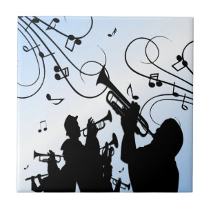 Carreau Section Trumpet Musique bleue