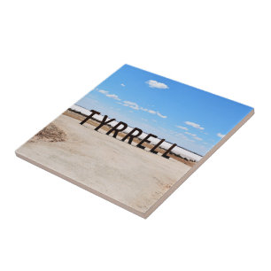 Carreau Sel et ciel au lac Tyrrell Australie