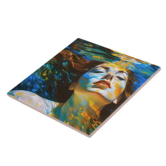 Carreau "Selene" - Femmes dans l'eau (Côté)