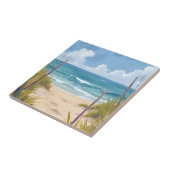 Carreau Sentier de la Plage | Eau de mer Côtière Peinte à (Côté)