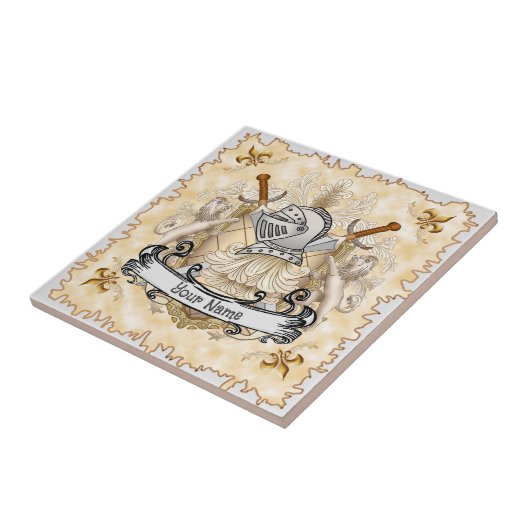 Carreau Sepia knight Shield (Côté)