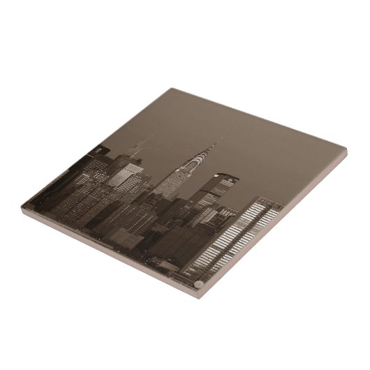 Carreau Sepia New York (Côté)