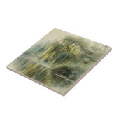 Carreau Serene Willow Tree Reflection Nature Art (10) (Côté)