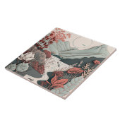 Carreau Sérénité Nature Carrelage en céramique rouge et gr (Côté)