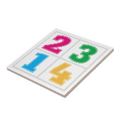 Carreau Série numérique 1234 (Côté)
