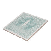 Carreau Série Vie Côtière Phare Teal D1208 (Côté)